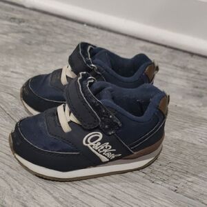 OshKosh B'gosh Navy and White Kids Sneakers